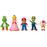 conjunto 5 bonecos colecionaveis super mario friends