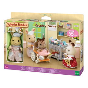sylvanian families enfermeira do campo com boneco 0