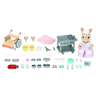 sylvanian families enfermeira do campo com boneco 1