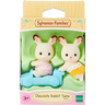 sylvanian families gemeos coelho chocolate 0