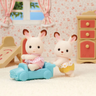 sylvanian families gemeos coelho chocolate 2