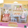 sylvanian families mesa de cafe da manha e coelhos de neve 0