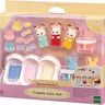 sylvanian families conjunto cuidando trigemeos 0