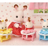 sylvanian families conjunto cuidando trigemeos 1