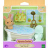 sylvanian families hora do banho menina coelho raio de sol 2
