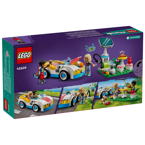 lego friends carro eletrico e carregador 2
