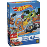 quebra cabecas gigante 48 pecas hot wheels 0