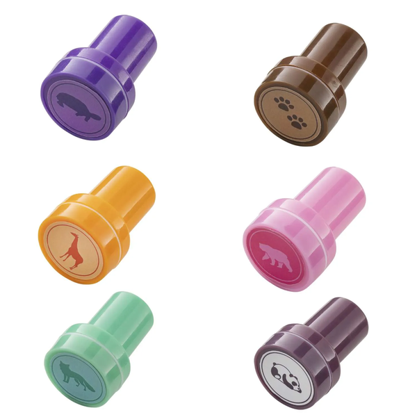 carimbo plastico infantil zoo 0