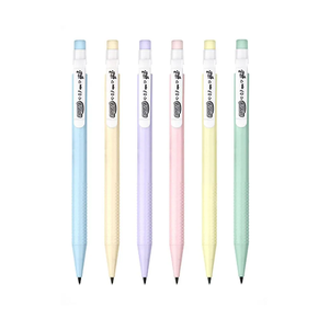 lapiseira plastica 0 7 mm clip branco pastel 0