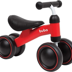 bicicleta de equilibrio 4 rodas buba vermelho 0