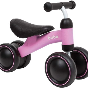 bicicleta de equilibrio 4 rodas buba rosa 0
