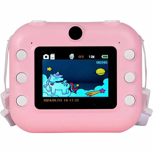 camera fotografica infantil rosa 1